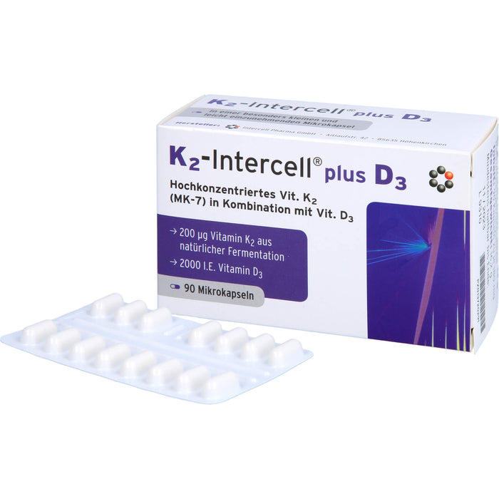 K2-Intercell plus D3 Kapseln, 90 St. Kapseln