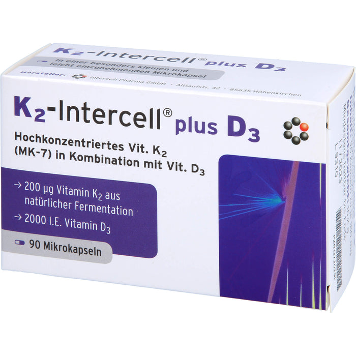 K2-Intercell plus D3 Kapseln, 90 pcs. Capsules