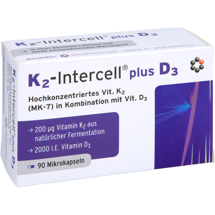 K2-Intercell plus D3 Kapseln, 90 pc Capsules