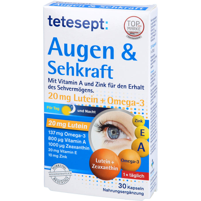 tetesept Augen&Sehkraft Kapseln 30St, 30 St KAP