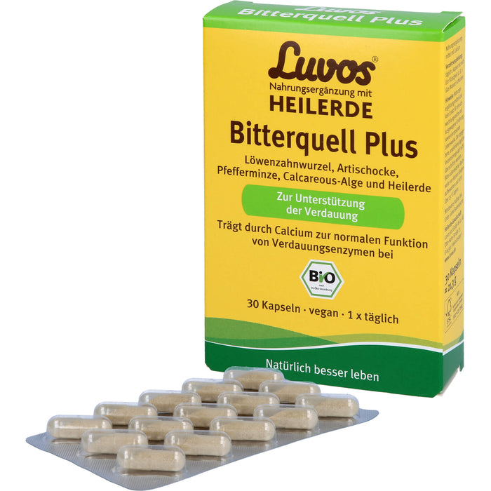 Luvos Heilerde bio Bitterquell Plus Kapseln, 30 pcs. Capsules