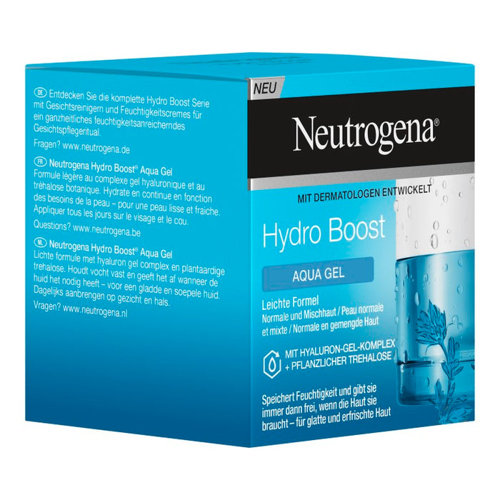 Neutrogena Hydro Boost Aqua Gel zur optimalen Feuchtigkeitsversorgung der Haut, 50 ml Gel