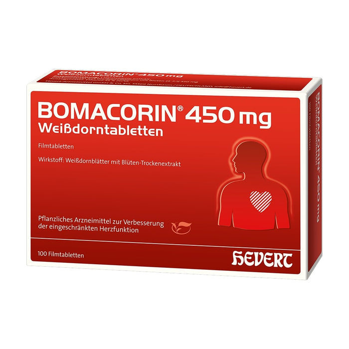 BOMACORIN 450 mg Weißdorntabletten, 100 pcs. Tablets