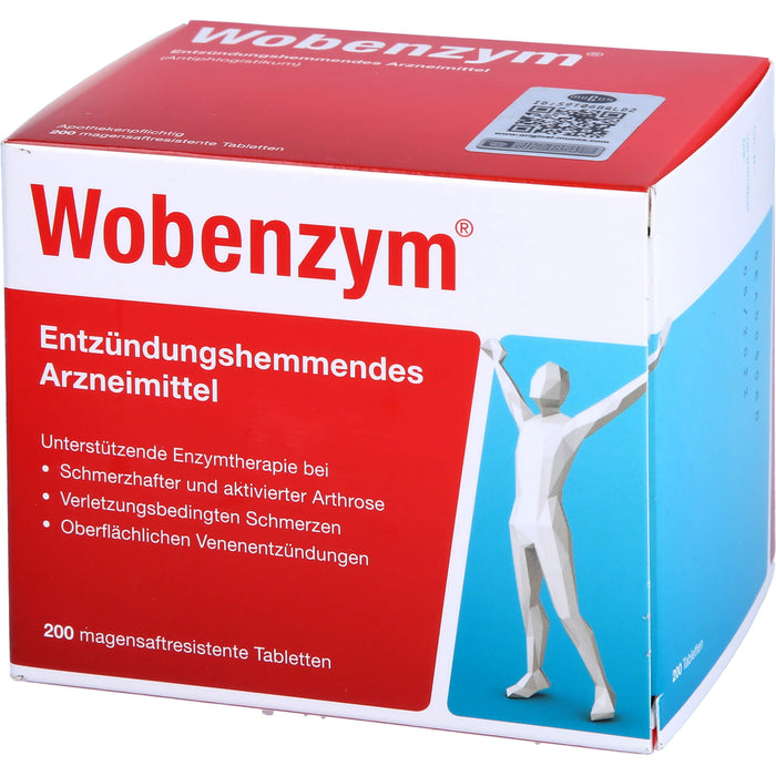 Wobenzym Tabletten entzündungshemmendes Arzneimittel, 200 St. Tabletten