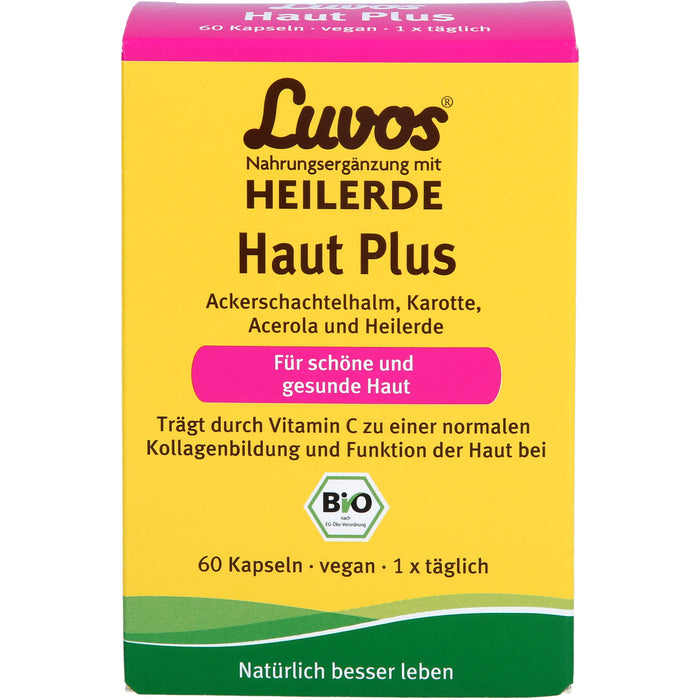 Luvos Heilerde BIO Haut Plus Kapseln für schöne und gesunde Haut, 60 St. Kapseln