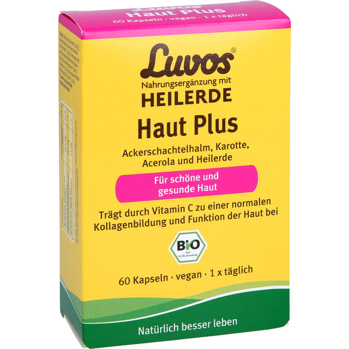 Luvos Heilerde BIO Haut Plus Kapseln für schöne und gesunde Haut, 60 pc Capsules