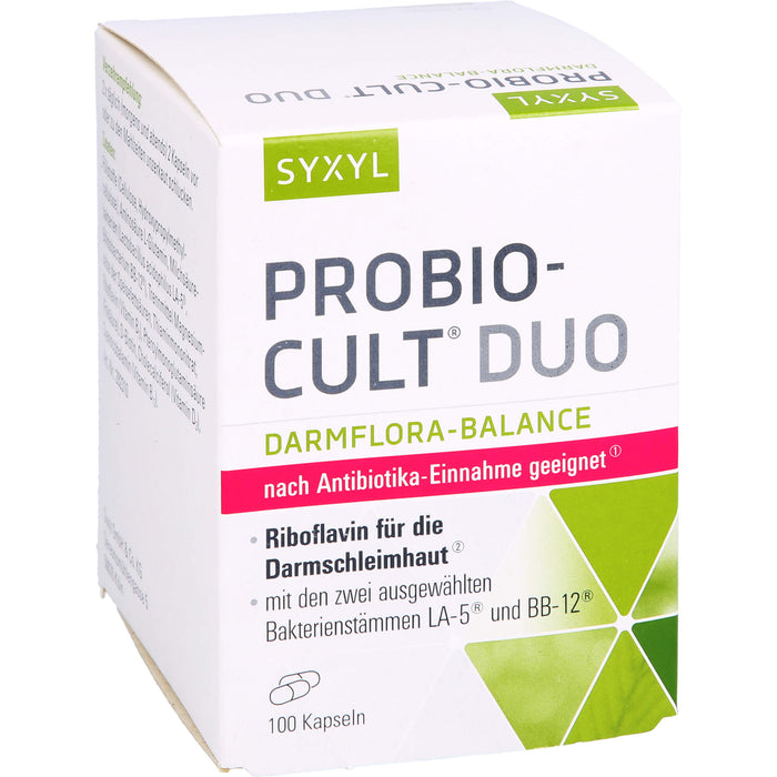 SYXYL Probio-Cult Duo Darmflora-Balance Kapseln, 100 pc Capsules