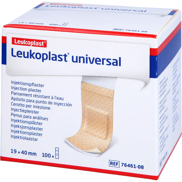 Leukoplast Universal Injekt. Strips 19 x 40mm, 100 St PFL