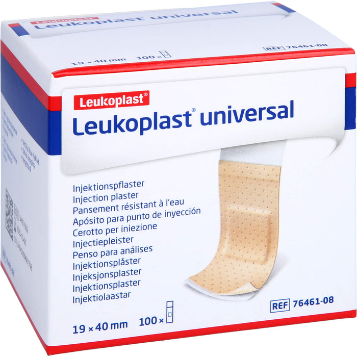 Leukoplast Universal Injekt. Strips 19 x 40mm, 100 St PFL