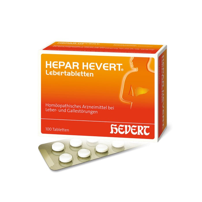 Hepar Hevert Lebertabletten, 100 pc Tablettes