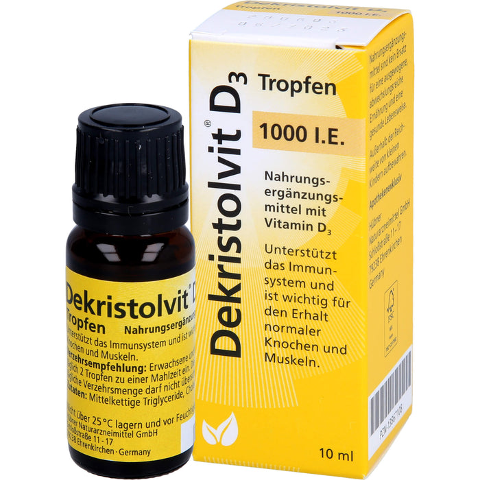 Dekristolvit D3 Tropfen 1000 I.E., 10 ml Solution