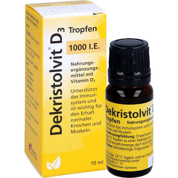 Dekristolvit D3 Tropfen 1000 I.E., 10 ml Solution