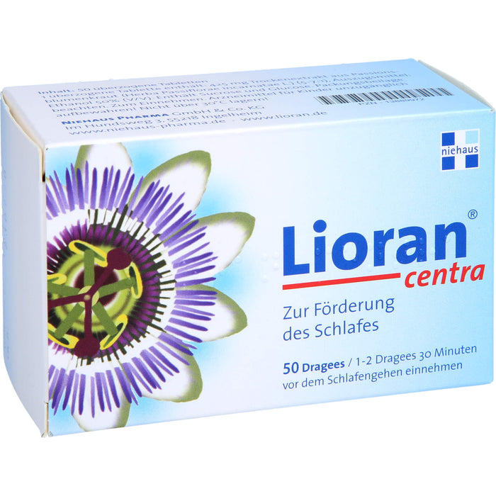 Lioran Centra Dragees zur Förderung des Schlafes, 50 pcs. Tablets