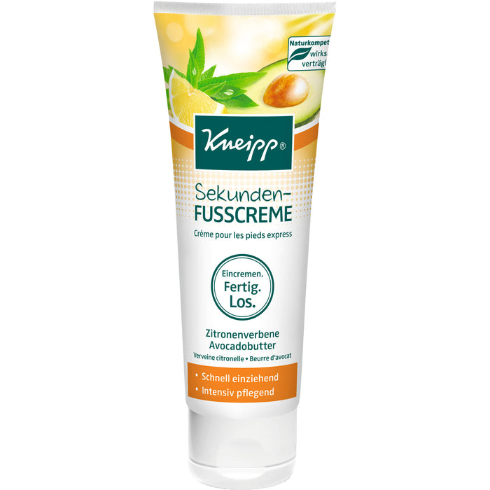 Kneipp Sekunden Fußcreme schnell einziehend, intensiv pflegend, 75 ml Crème