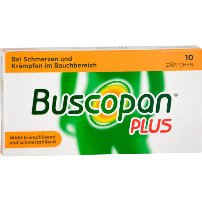 Buscopan plus Zäpfchen Reimport Kohlpharma, 10 pc Suppositoires