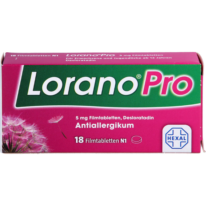 Lorano Pro Filmtabletten Antiallergikum, 18 St. Tabletten