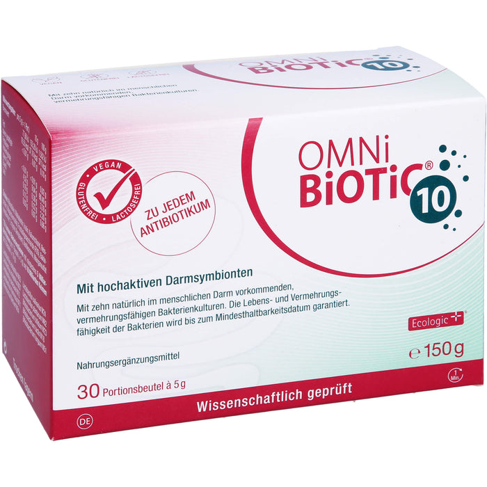 OMNi-BiOTiC 10 mit hochaktiven Darmsymbionten Portionsbeutel, 30 pc Sachets