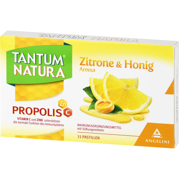 Tantum Natura Propolis mit Zitrone & Honig Aroma, 15 St LUP