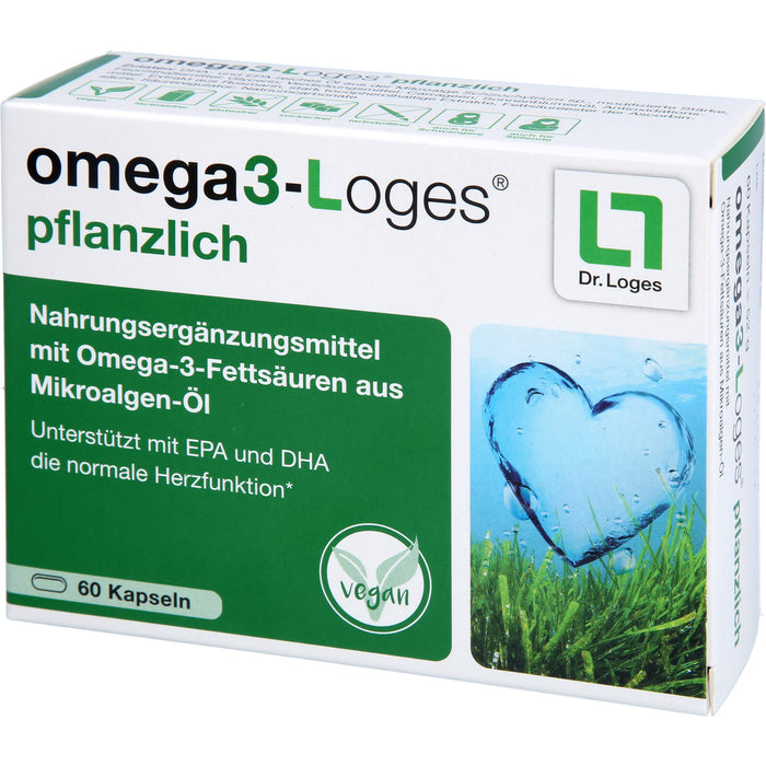 omega3-Loges pflanzlich Kapseln, 60 pc Capsules