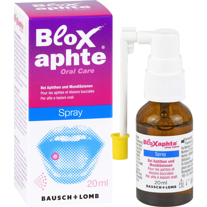 BloXaphte Spray bei Aphthen und Mundläsionen, 20 ml Solution