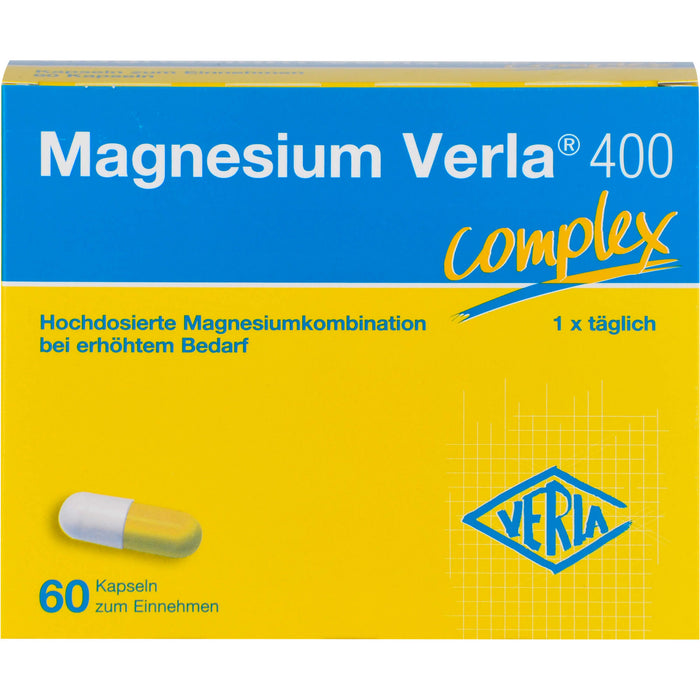 Magnesium Verla 400 complex Kapseln, 60 pcs. Capsules