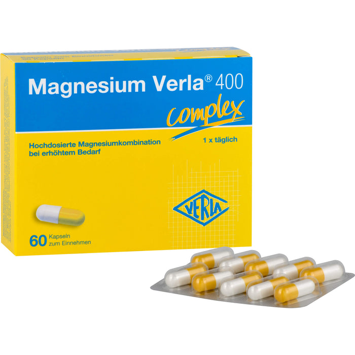 Magnesium Verla 400 complex Kapseln, 60 pc Capsules