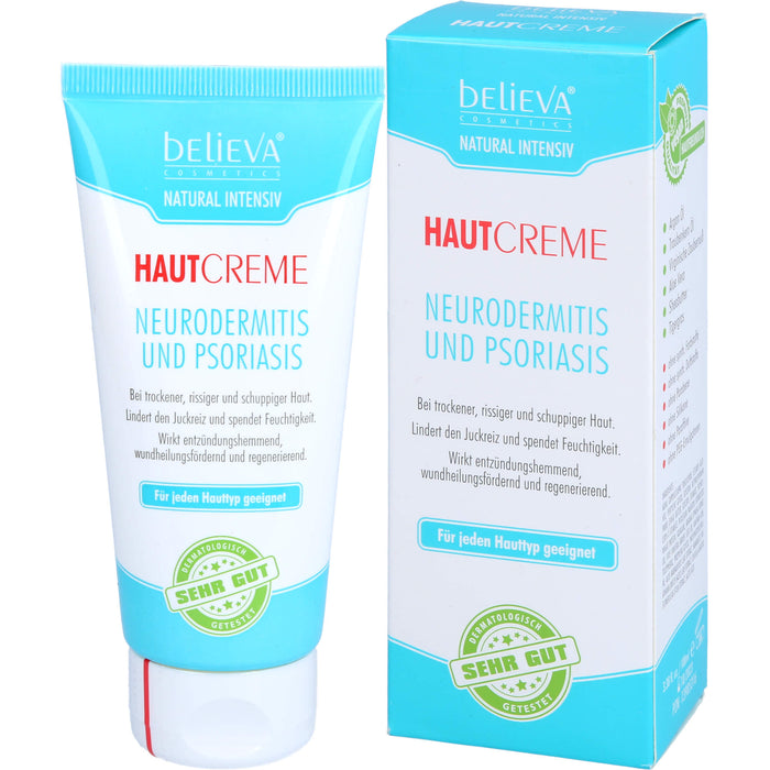 believa Natural Intensiv Pflegecreme, 100 ml Crème