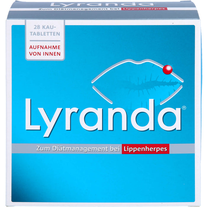 Lyranda Kautabletten zum Diätmanagement bei Lippenherpes, 28 pcs. Tablets