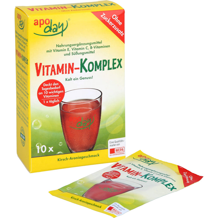 APODAY Vitamin-Komplex Kirsch-Aronia o.Zz Pulver, 10X5 g PUL