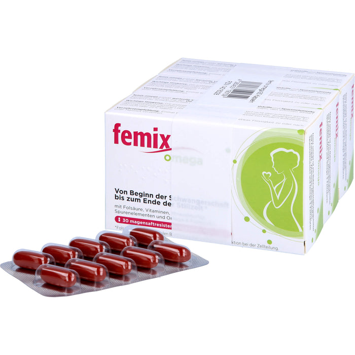 Femix Omega Kapseln Schwangerschaft & Stillzeit, 90 pc Capsules