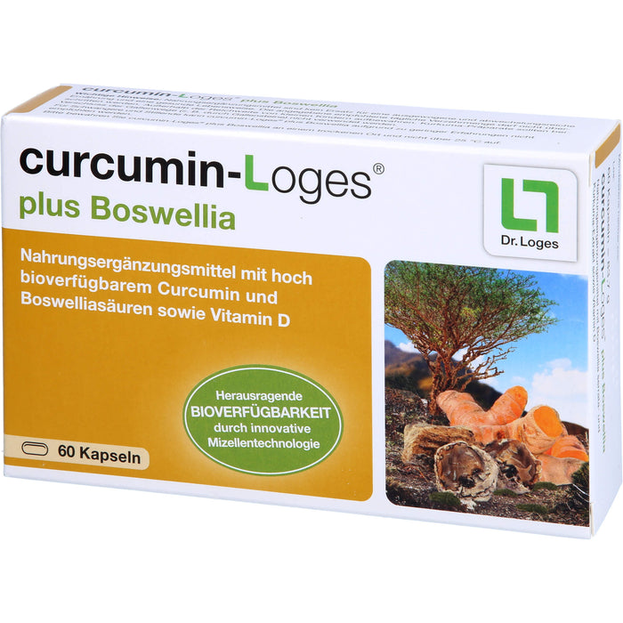 curcumin-Loges plus Boswellia Kapseln, 60 St., 60 St. Kapseln