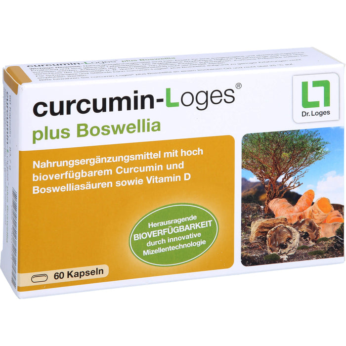 curcumin-Loges plus Boswellia Kapseln, 60 pc Capsules