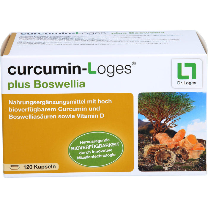 curcumin-Loges plus Boswellia Kapseln, 120 pc Capsules