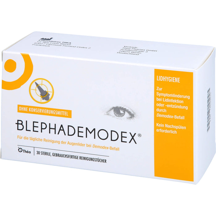 Blephademodex, sterile Reinigungstücher, 30 pcs. Compresses