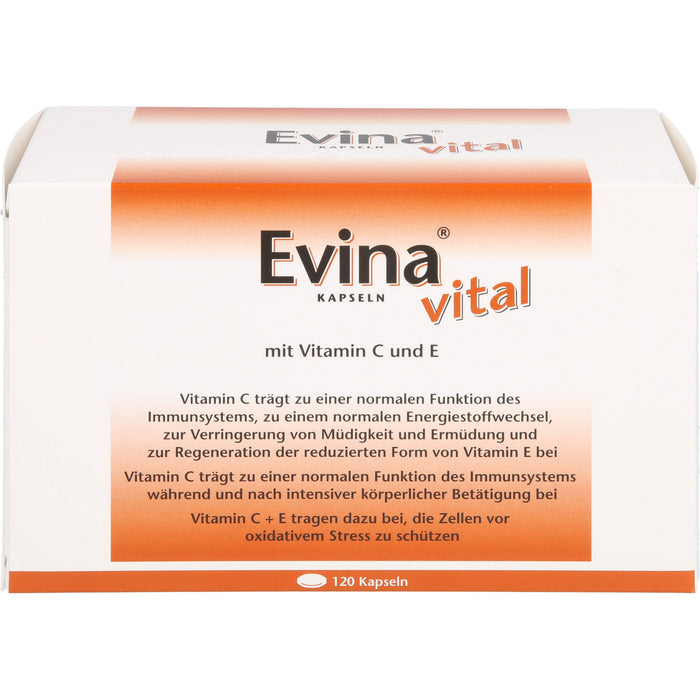 Evina vital Kapseln bei Vitamin C Mangelzuständen, 120 pc Capsules