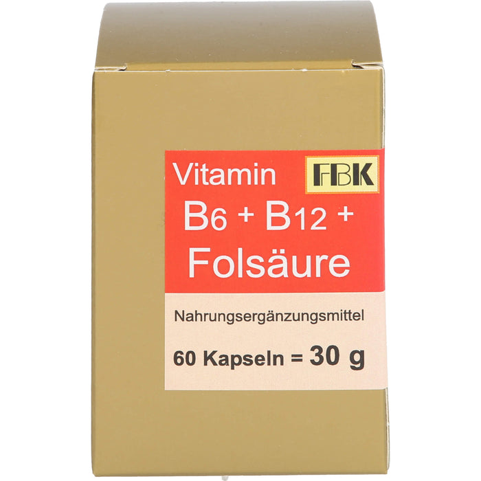 Vitamin B6+B12+Folsäure Kapseln, 60 St KAP