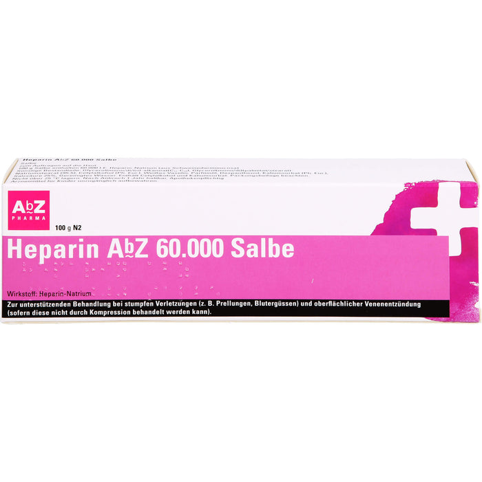 Heparin AbZ 60.000 Salbe bei stumpfen Verletzungen, 100 g Onguent