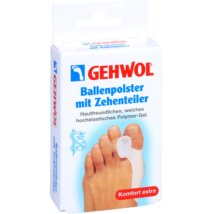 GEHWOL Ballenpolster mit Zehenteiler, 1 pcs. Toe divider