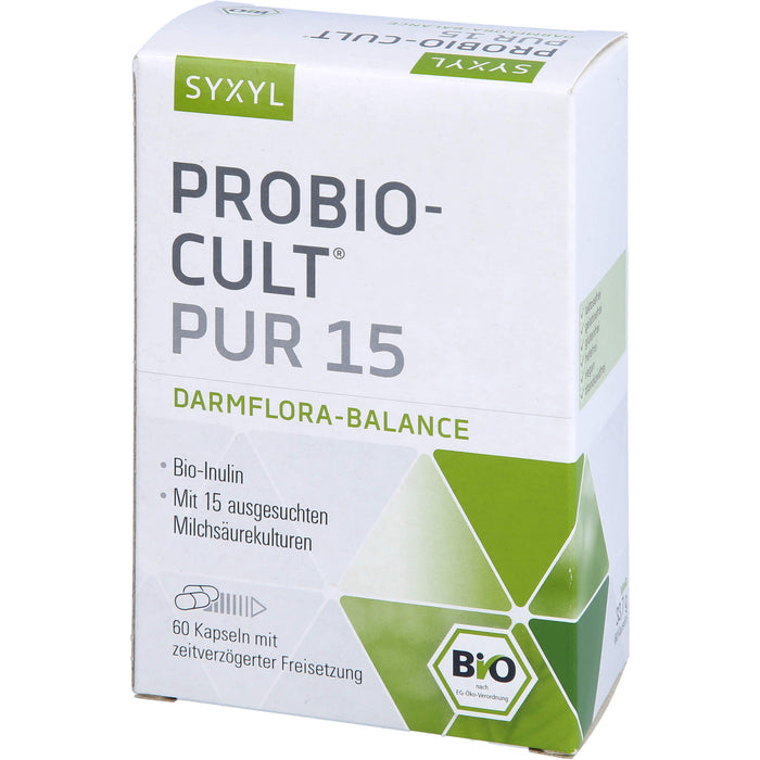 SYXYL Probio-Cult pur 15 Darmflora-Balance Kapseln, 60 St. Kapseln