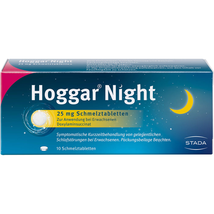 Hoggar Night 25 mg Schmelztabletten, 10 pc Tablettes