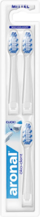 aronal öko dent Wechselköpfe mittel, 3 pcs. Toothbrush