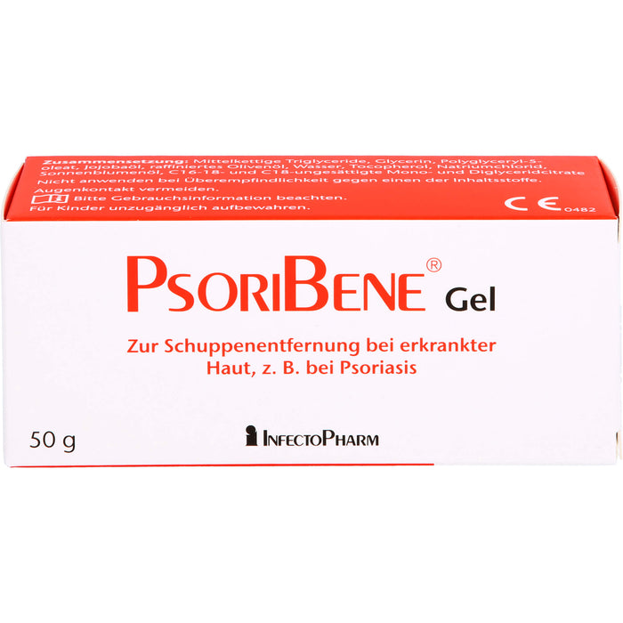 PSORIBENEGel zur Schuppenentfernung bei erkrankter Haut z.B. bei Psoriasis, 50 g Gel