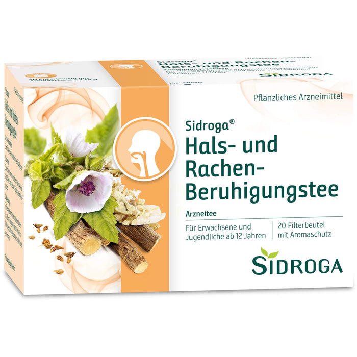 Sidroga Hals- und Rachen-Beruhigungstee, 20 St. Filterbeutel