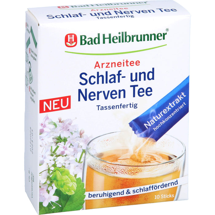 Bad Heilbrunner Schlaf- und Nerven Tassenfertig, 10X1.0 g PUL