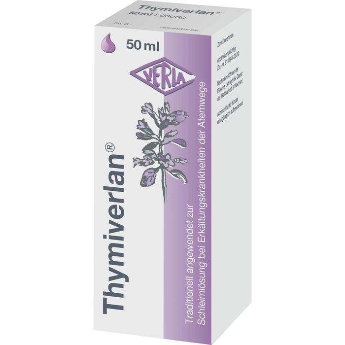 Thymiverlan, Flüssigkeit zum Einnehmen, 50 ml Solution