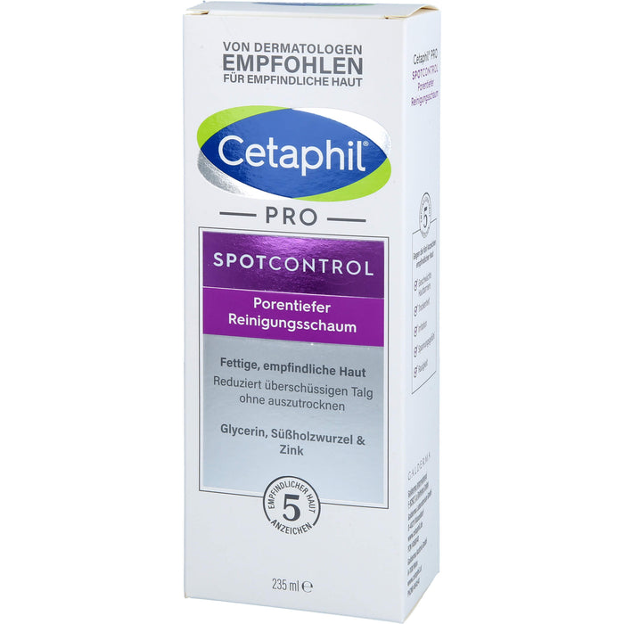 Cetaphil Pro SpotControl porentiefer Reinigungsschaum, 235 ml Mousse