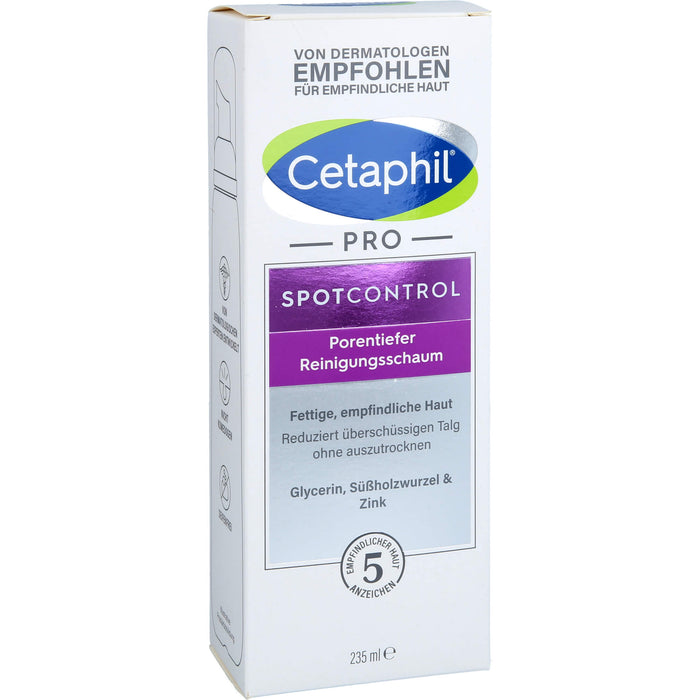 Cetaphil Pro SpotControl porentiefer Reinigungsschaum, 235 ml Mousse