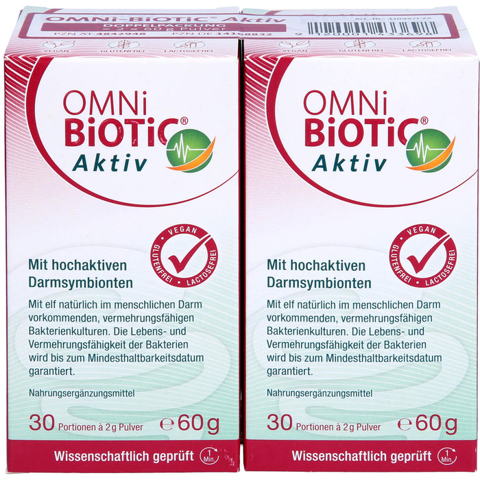 OMNi-BiOTiC Aktiv Pulver mit hochaktiven Darmsymbionten, 120 g Pulver