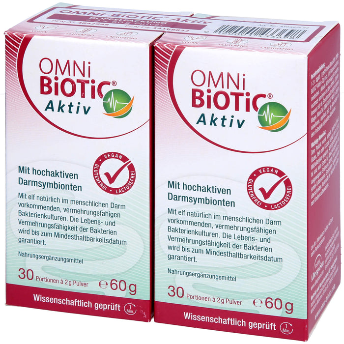 OMNi-BiOTiC Aktiv Pulver mit hochaktiven Darmsymbionten, 120 g Pulver