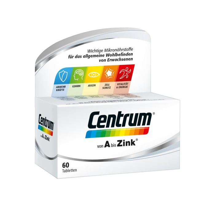 Centrum von A bis Zink Tabletten, 60 pc Tablettes